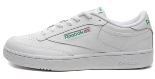 Reebok Herren Club 85 Fitnessschuhe, Int White Green, 45.5 EU