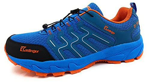 Kastinger Trailrunner Unisex Laufschuhe, Blau (Blue/Orange), 38 EU
