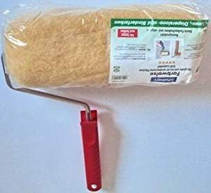 Schabert Lammfell Malerwalze aus echtem Lammfell, 18 cm mit Steckbügel, für Innen und Außen