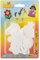 Hama Perlen 4571 Kleine Stiftplatten 3er Set für Midi Bügelperlen mit Durchmesser 5 mm, Motive Pony, Blume und Prinzessin in weiß, kreativer Bastelspaß für Groß und Klein