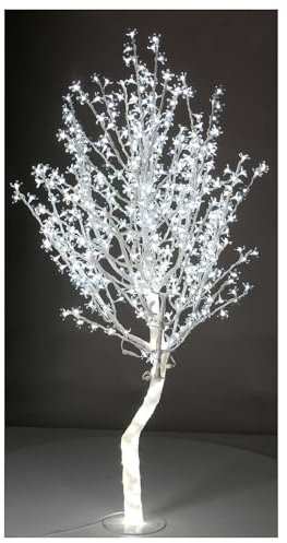 Holyart Arbre Lumineux Cerisier 180 cm 600 LED Blanc Froid extérieur
