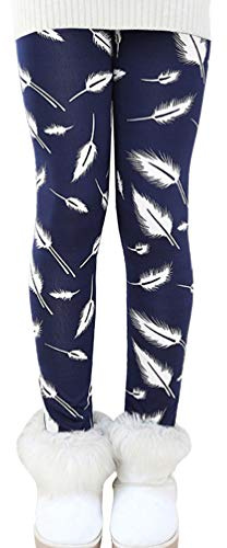 Ugitopi Fille Leggings Legging ThermiqueDoublés de Molleton Leggings, Pantalons Longs Chauds Hiver Leggings