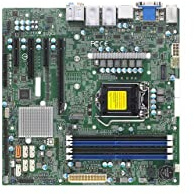 SUPERMICRO PLACA Base Motherboard X12SCQ Comet Lake-S Q470 LGA1200 DDR4 Micro ATX