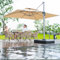 PURPLE LEAF Parasol Déporté Rectangulaire 2,7 x 3,3 m, Parasol De Jardin Extérieur Toit à Double Rotatif 360°, Parasol Excentré Inclinable, Parasol Terrasse Extérieur XXL, Beige