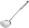 Wok-Spatel,304 Edelstahl-Spatel,robuster Metall-Spatel mit hitzebeständigem,ergonomischem,leicht zu greifendem Griff – Wok-Utensilien,Küchen-Wok-Werkzeuge zum Kochen (Silber)