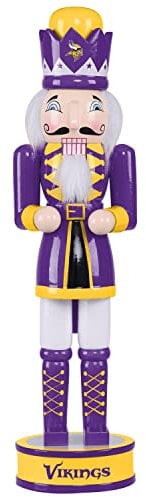 FOCO Minnesota Vikings NFL Nussknacker Holzfigur 35cm