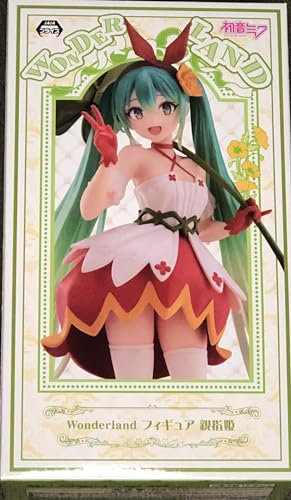 Taito Prize Hatsune Miku Wonderland PVC Hatsune Miku Thumbelina Statue 18 cm