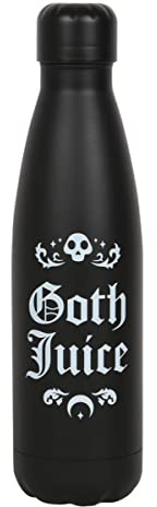 horror-shop Goth Juice Gothic-Wasserflasche aus Metall als Geschenkidee