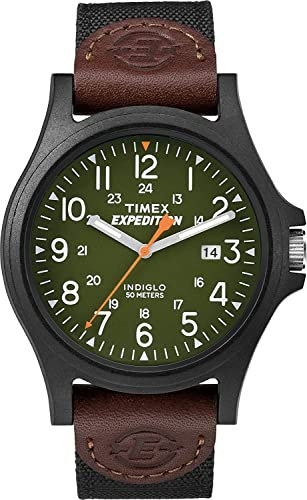 Timex Orologio Analogico al Quarzo da Uomo con Cinturino in Tessuto TWF3C8430