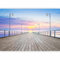 murando - Papier peint panoramique paysage 400x280 cm - Revêtement mural décoration pour chambre salon cuisine - Design unique et moderne - Gris bleu marron - Mer ciel paysage eau c-A-0056-a-d