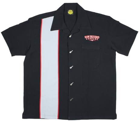 Steady Clothing Bowling Hemd Sound Piped Rockabilly Retro Classic Vintage