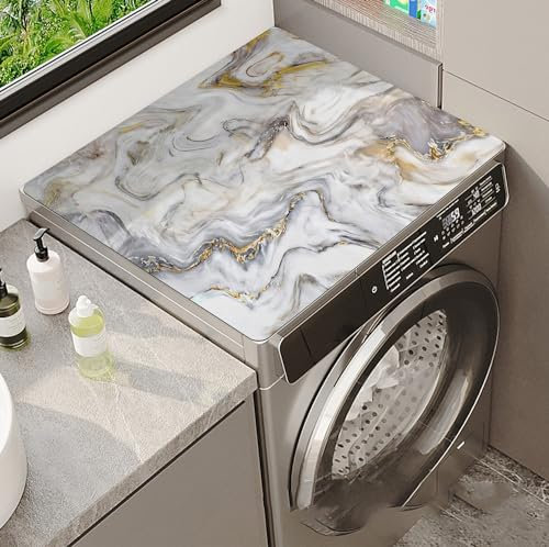Cubierta Superior Antideslizante De Secado RáPido,Mueble Lavadora Secadora Exterior,Protector Lavadora,Funda Para Lavadora,Antideslizante, para frigoríficos, mesillas de noche C,40x40cm