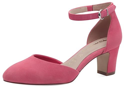 Tamaris Pumps Damen Blockabsatz rosa,EU 40