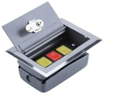 Up Down Stop 3 Button Roller Shutter Garage Door Switch Cassette Cover + Key IDGTTLDF