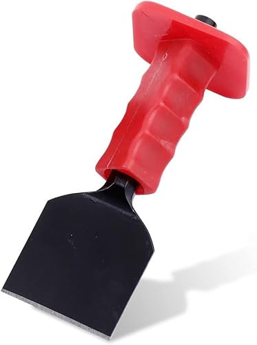 Monkey King Bar Masonry Chsiel 75x225MM,Bolster Chisel Cold Wide Chisel with Hand Guard,for Concrete Stone Brick Rock Breaking Demolishing Mason Tools