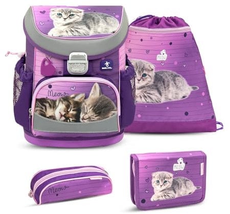 Belmil Mini-Fit Schulranzen Set 4 -teilig (405-33/AG/S) (Little Caty 2025)