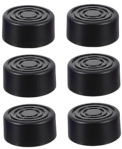 Gitarren Effekt Fußschalter Aufsatz 6 Stück Kunststoff Schwarz | Schutzkappen für Effektpedal, Einfach zu Montieren und Verstauen, für Gitarrenpedal Zubehör