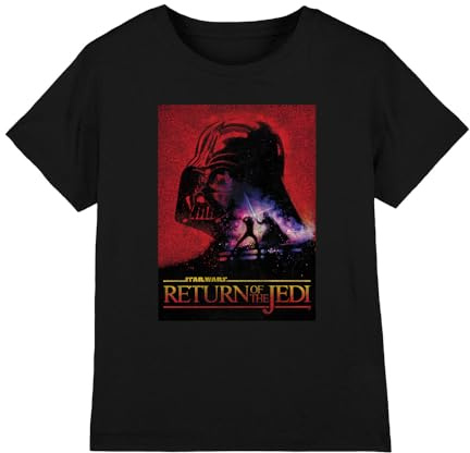 Star Wars Boy's Return of the Jedi Block Unisex Kids T Shirt T-Shirt