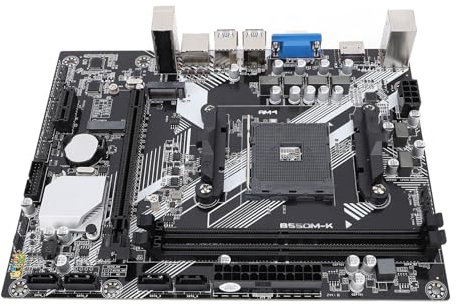 AM4 CPU MotherboardM ATX DDR4 B550M K Desktop Computer Motherboard Maximum 64GB NVME M.2 PCIe 3.0 USB 3.0 HD VGA Port BIOS Function