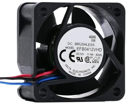 1pc EFB0412VHD 4020 40MM 40 * 40 * 20MM Server fan for 1U Server 12v 0.18A with 3pin(XH2.54 2PIN_NO RGB)