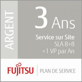 FUJITSU 3 Jahre Serviceplan: Vor-Ort Service - Reaktion 8 Std + 8-Std-Fix +1 Präventive Wartung pro Jahr Mid-Vol Production Scanner