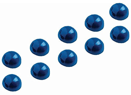 Maul 30 mm blau Dome Magnet [10 Stück]