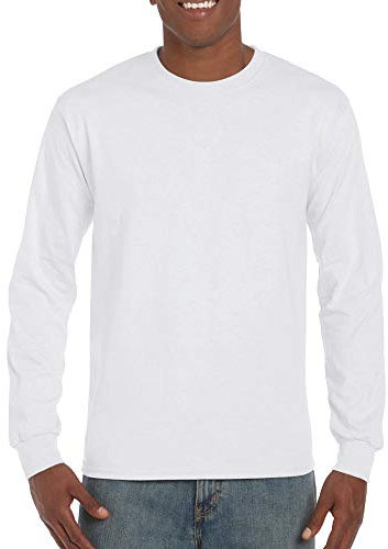 GILDAN H400 Adult Hammer Adult 6 Oz. Long-Sleeve T-Shirt White 4XL