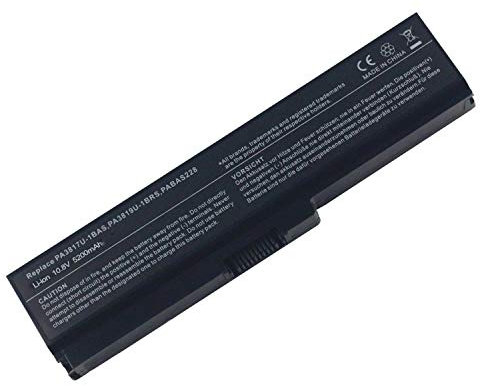 PA3817U-1BRS PA3817U PA3818U Laptop Battery Replacement for Toshiba Satellite C655 C675 C675D L645 L645D L655 L655D L675 L675D L745 L755 L755D P745 P755 P775 M645 A660 A655 Series(10.8V 5200mAh)