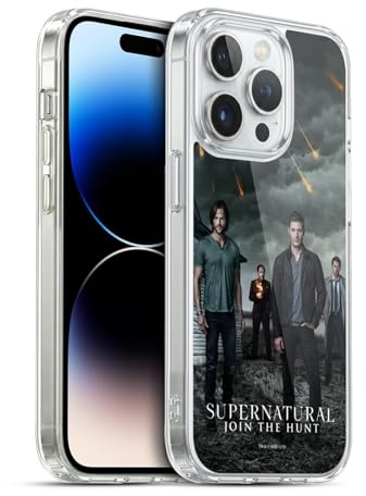 Head Case Designs Offizielle Supernatural Staffel 12 Gruppe Schluessel Kunst Gelhülle [Militärischer Schutzgrad] Kompatibel Mit Apple iPhone 13 Pro Und Kompatibel Mit MagSafe