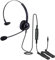 eartec office Mono Headset kompatibel mit Mitel NEC Nortel Polycom Samsung Sangoma Shoretel Splicecom SWYX Unity Siemens VoiP IP Telefon EAR308 QD002P