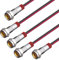 Gebildet 5pcs 6mm LED Metallanzeige 3V-4,5V-5V-6V-7,5V-9VDC Energiesparlampe, Wasserdichte Signallampe mit Kabel (Orange)