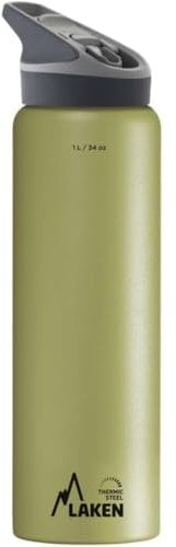 Laken Termo unisex – TJ10K – Termo para adultos, color caqui, 18/8-1 l