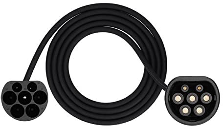 LXSWY elektroauto ladekabel Elektroauto-Ladegerät 5 Meter EV-Ladekabel 32A dreiphasig 5KW/7KW/11KW/22KW IEC62196 EVSE-Kit Typ 2 auf Typ 2