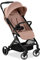 hauck Travel N Care Plus, Hazelnut - Reisebuggy für Kinder ab Geburt bis 22 kg mit Liegefunktion & Kopfposter - Leicht (7,2 kg) & Einhändig Faltbar - Selbststehend - UPF 50+ & Netzfenster
