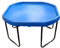 Talking Turtle Tuff Tray & Stand for Kids - 100cm x 100cm Mixing Play Tray for Sand, Water & Messy Play - Adjustable Height Stand - Ideal for Indoor & Outdoor Activity (Blue)