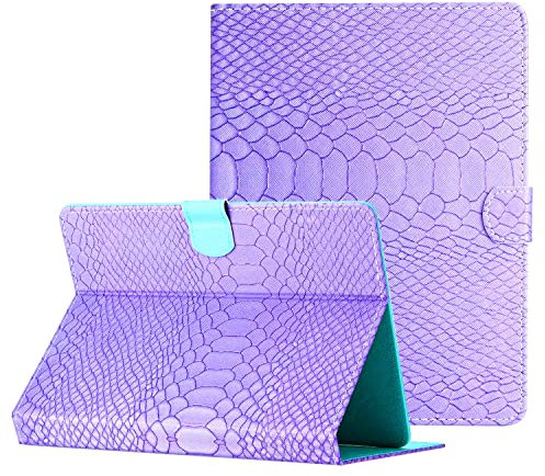 OSXINYIV 10 inch Tablet Case Cover - Housse de Protection pour Lenovo TB-X103F/Tab 2 A10-70, Galaxy A6/Tab S2 9.7, ASUS ZenPad 10, MediaPad T3 T5 10/M5 Lite (Purple)