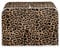 TOADDMOS Brown Leopard Print Toaster Cover 4 Slice Small Bread Maker Kitchen Appliance Protector with Hook