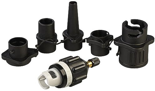 infactory Luftpumpenadapter: 6-teiliges Pumpen-Adapter-Set für SUPs, Schlauchboote, Pools u.v.m. (SUP-Ventiladapter, Adapterset Luftpumpe, Luftmatratze)
