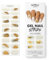 MOYOU LONDON Halbgehärtete UV Gel Strips - 20 Stück - Gel-Nagelfolien UV Härtend für Maniküre in Salonqualität - Boho Chic