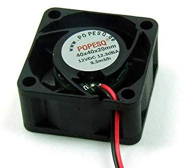 POPESQ® 1 pcs. x Ventilateur Super Silencieux 12V 40mm x 40mm x 20mm 3D Imprimante #A2667