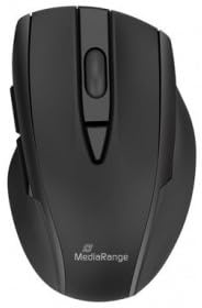 MediaRange 5-Tasten Bluetooth Maus mit optischem Sensor schw - Maus - Optisch, MROS217