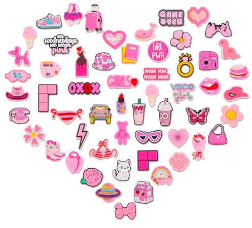 BELICOO Shoe Charms for for Croc Charms, 36 56 Pcs Shoes Accessories Charms, DIY Cartoon Pvc Shoes Decorations for Girls Boys Men Teens Kids Adults Birthday Party Gifts