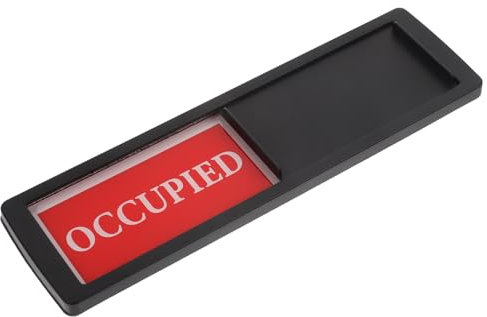 Tofficu Cartello Per Porta Scritta Riunione in Corso Cartello Occupato Per Bagno Cartelli Magnetici Scorrevoli Per Ufficio