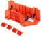 Plastic Clamping Mitre Box Pruning Saw Mitre Box Saw Wood Cutting Hand Saw Hardware Tool 14inch with Clamp