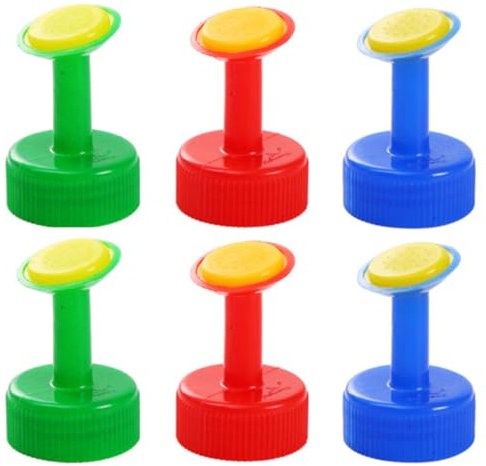 GXGM 6 Pièces Arroseur Bouteille Bouchon Arrosoir Bouteilles D'Arrosage Embout D'Arrosoir Pour Bouteilles Vase D'Arrosage Bouilloire Pomme De Douche Arrosoir Plastique Outils De Jardin