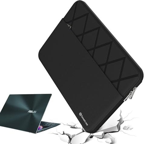 Smatree 14 inch Laptop Sleeve for ASUS ROG Zephyrus G14 2025/2024/2023/2022/2021, ASUS TUF Gaming A14 2024 Copilot+PC, Zenbook Duo 14 UX482, ASUS Protective Laptop Case with Accessory Pocket (E425)