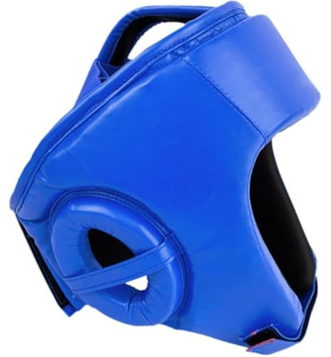 Vobumix Casque De Boxe, Casque De Boxe Épais Entièrement Couvert pour Adulte, Karaté, Muay Thai, Protection De Tête D'entraînement, Taekwondo, MMA