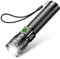 Taschenlampe LED Aufladbar,2000 Lumen LED Taschenlampe Extrem Hell mit 3 Modi,Zoombare Mini Taschenlampe mit Langer Laufzeit,IP65 Wasserdicht Flashlight für Camping Angeln Notfall Outdoor