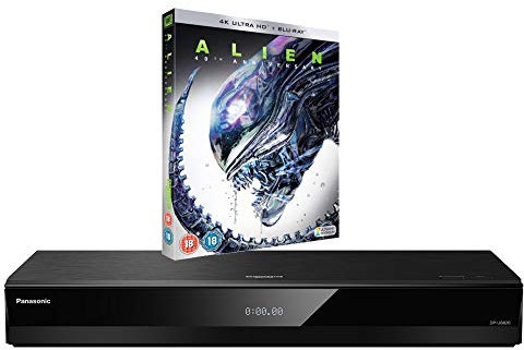 MULTIREGION Blu-ray Player Compatible with Panasonic DP-UB820 MultiRegion Blu-ray Region A, B & C - DVD Regions 1-8 - Bundle Including Alien 4K UHD Disc