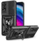 BEEJTUNY Coque pour TCL 505 avec Anneau 360°, Coque de Protection avec Cache Objectif, Étui de Protection Antichoc avec Support Magnétique. Noir